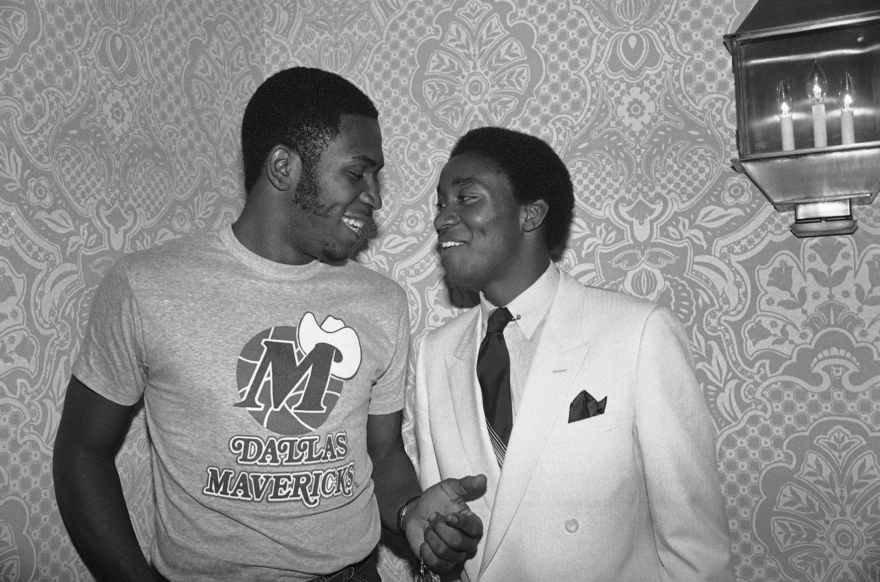 Mark Aguirre and Isiah Thomas
